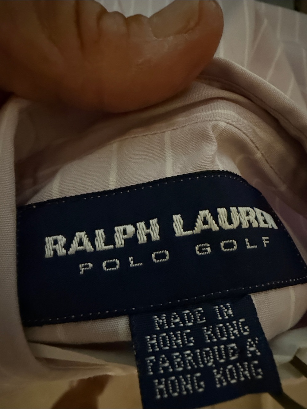 Ralph Lauren Polo Golf Lavender and White Striped Sleeveless Shirt - Picture 2 of 4